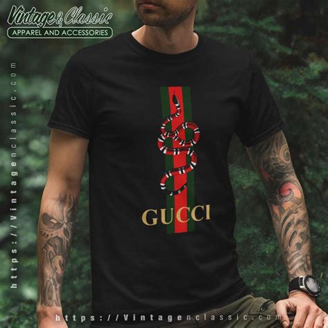 gucci snake collar t shirt|Gucci shirt with snake.